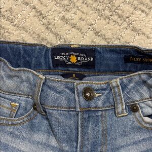 Lucky Brand Girls jean shorts